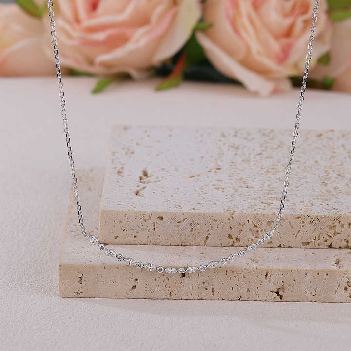 18K Solid Gold Custom Pendant Necklace