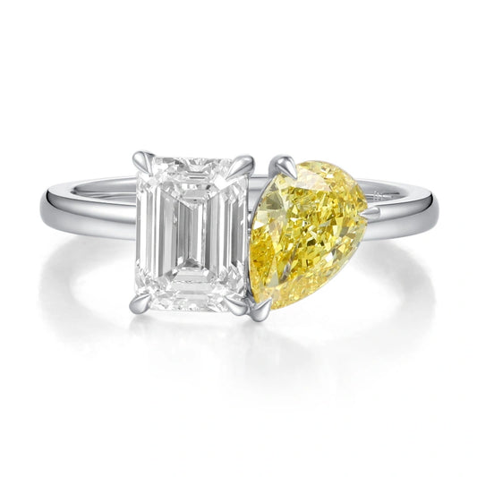 Classic Design 18K Solid Gold CVD Diamond Jewelry: Oval-Cut Lab-Grown Diamond Women's Engagement Ring