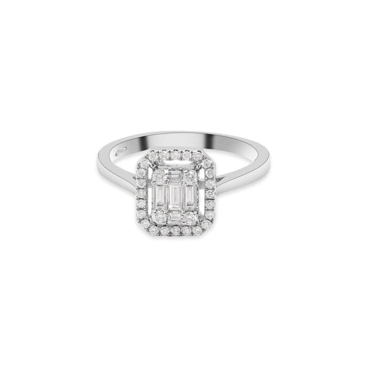 18K Solid Gold Lab-Grown Diamond Classic Wedding Ring — Wholesale Jewelry Manufacturing & Design for Parties