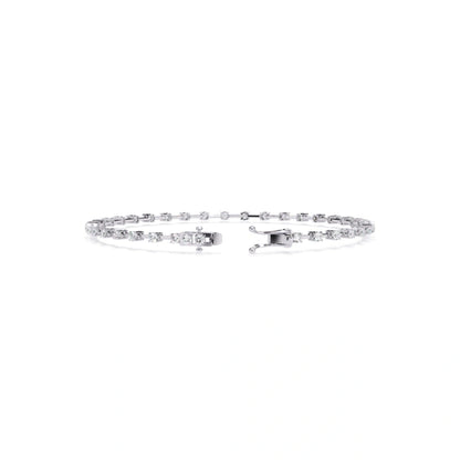 Exquisite 18K Real Gold Lab-Grown Diamond Bracelets and Bangles — Luxury Jewelry Accessories for Women