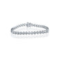 Romantic Heart-Shaped Lab-Grown Diamond Tennis Bracelet — Customizable & Wholesale — The Ultimate Valentine's Day Gift for Her — 3.53 Carats