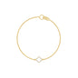 18K Real Gold Cute Link Lab-Grown Diamond Bracelet — A Gift for Her | Cute Link Bracelet | Suitable for Children and Women
