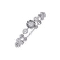 Exquisite 18K Real Gold 1.29-Carat Round Lab-Grown Diamond Women's Wedding Bracelet & Bangle — Luxury Jewelry