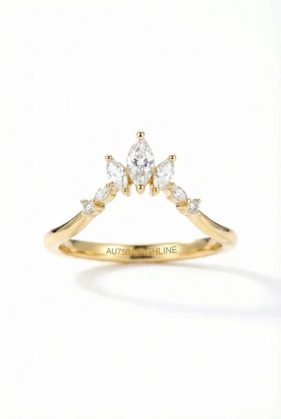 The Phoenix Stack | Marquise Wing & Oval Solitaire