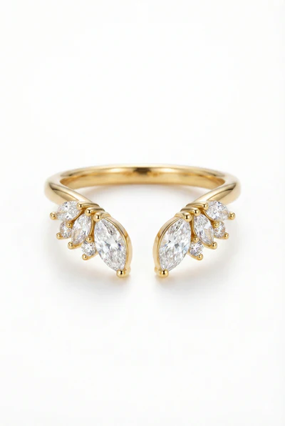 The Phoenix Stack | Marquise Wing & Oval Solitaire