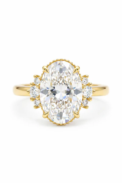 The Phoenix Stack | Marquise Wing & Oval Solitaire