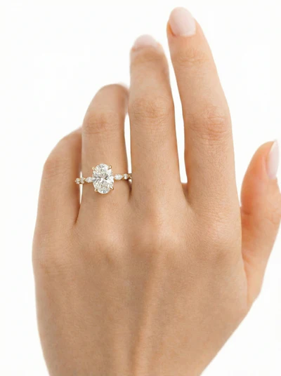 Marquise Vine & Oval Ring