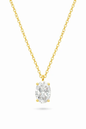 Oval Solitaire Necklace