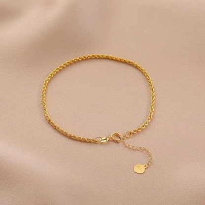 18K Gold Twisted Link Chain – A Gift for Men and Women