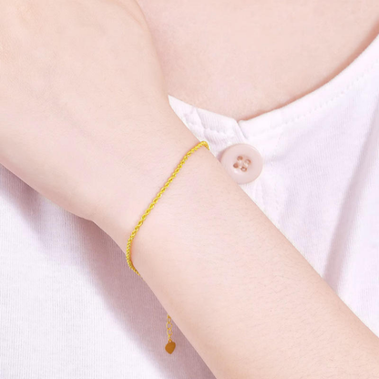 18K Gold Twisted Link Chain – A Gift for Men and Women