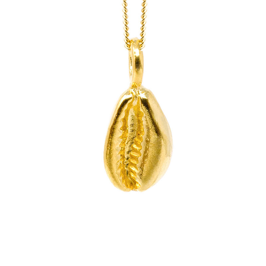 Stainless steel seashell pendant necklace
