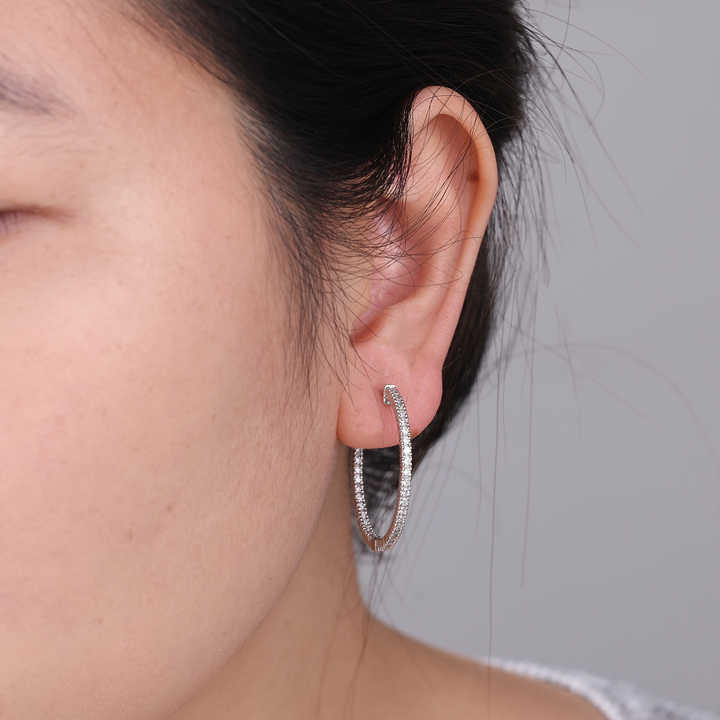 18k gold natural diamond high quality ring earrings