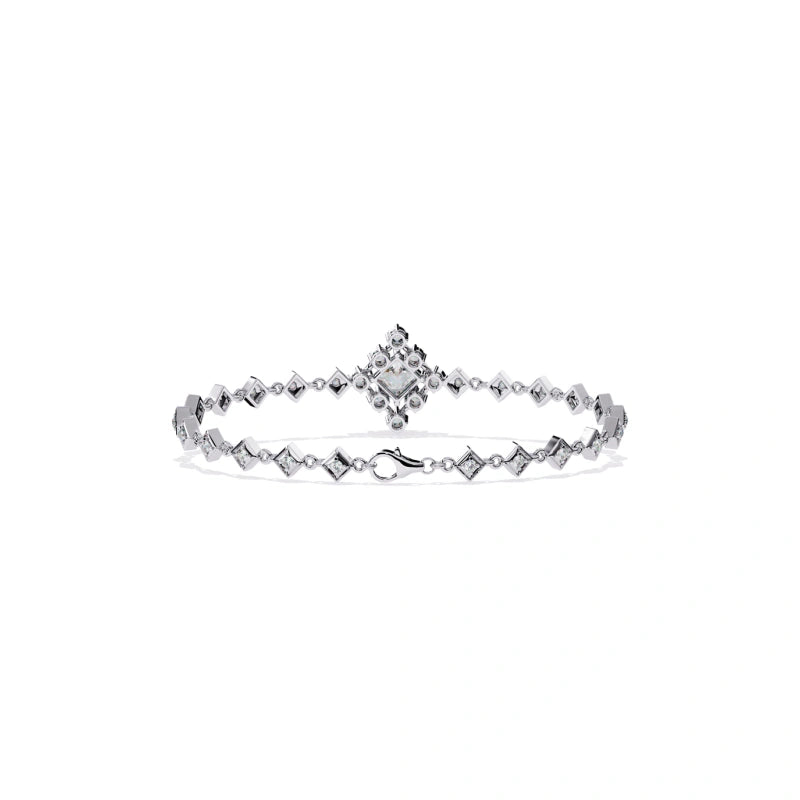Exquisite 18K Real Gold Lab-Grown Diamond Bracelets and Bangles — Luxury Jewelry Accessories