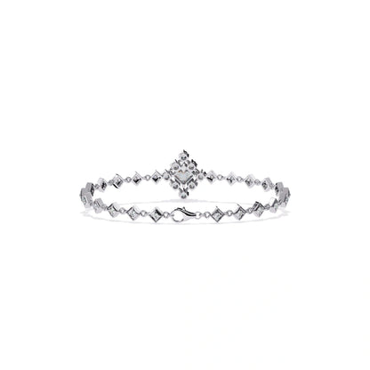 Exquisite 18K Real Gold Lab-Grown Diamond Bracelets and Bangles — Luxury Jewelry Accessories