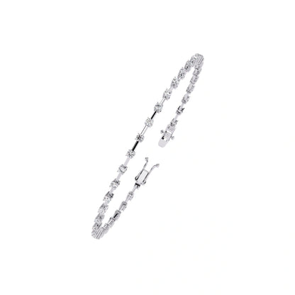 Exquisite 18K Real Gold Lab-Grown Diamond Bracelets and Bangles — Luxury Jewelry Accessories for Women
