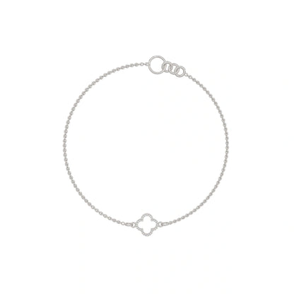 18K Real Gold Cute Link Lab-Grown Diamond Bracelet — A Gift for Her | Cute Link Bracelet | Suitable for Children and Women