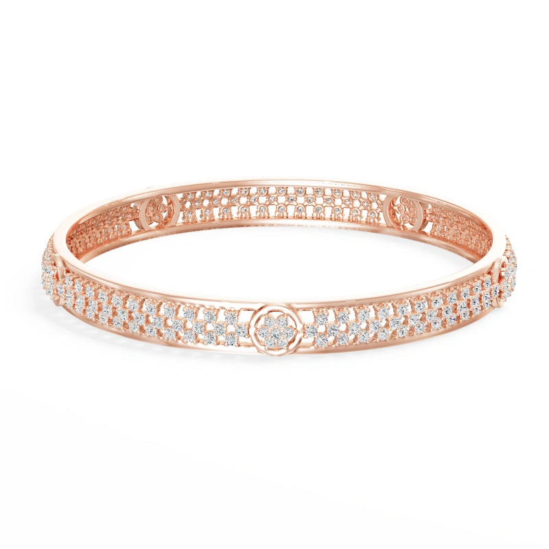 Lab-Grown Diamond Bracelet (5.42 CTW) — Designer Style, 18K Yellow Gold — Fine Jewelry for Her (Wholesale)