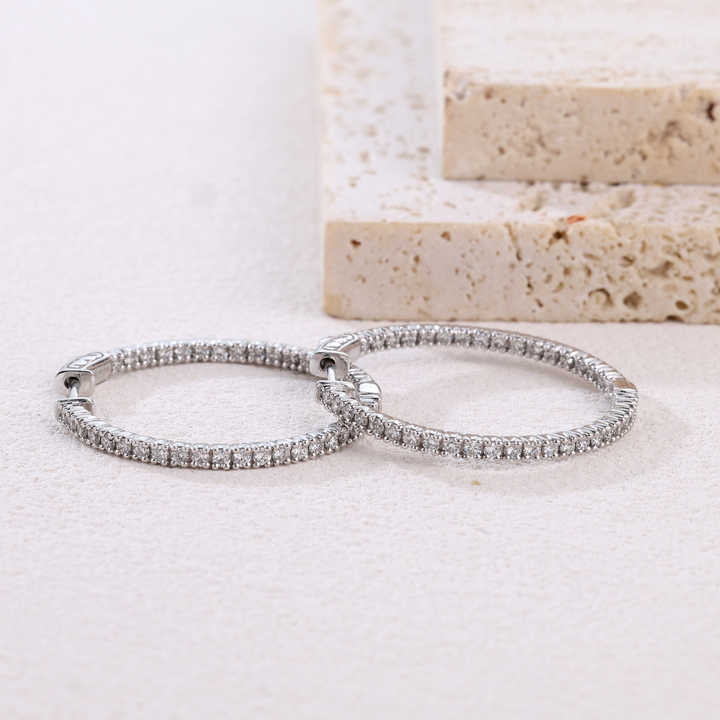 18k gold natural diamond high quality ring earrings