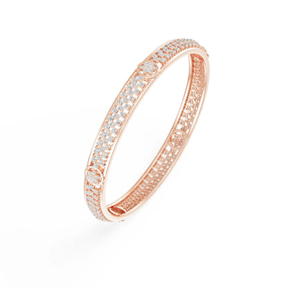 Lab-Grown Diamond Bracelet (5.42 CTW) — Designer Style, 18K Yellow Gold — Fine Jewelry for Her (Wholesale)